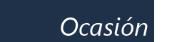Ocasión